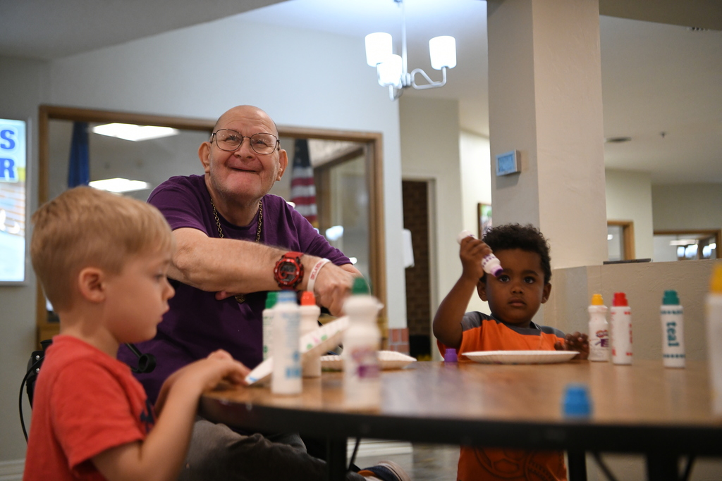 Various photos of Grace Living Center. 