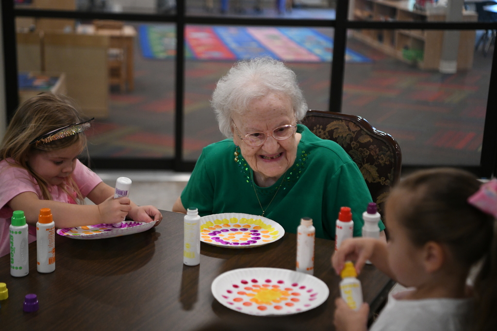 Various photos of Grace Living Center. 