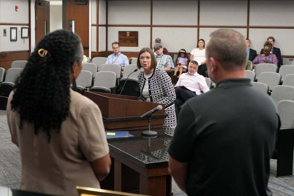 Various photos of city council.