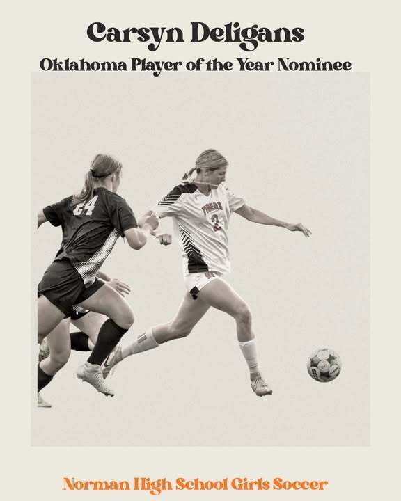 Norman High soccer player Carsyn Deligans