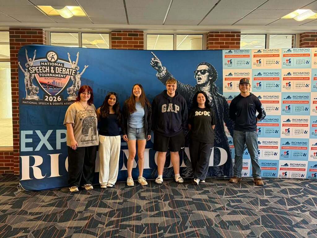 Various photos of Speech and Debate nationals. 
