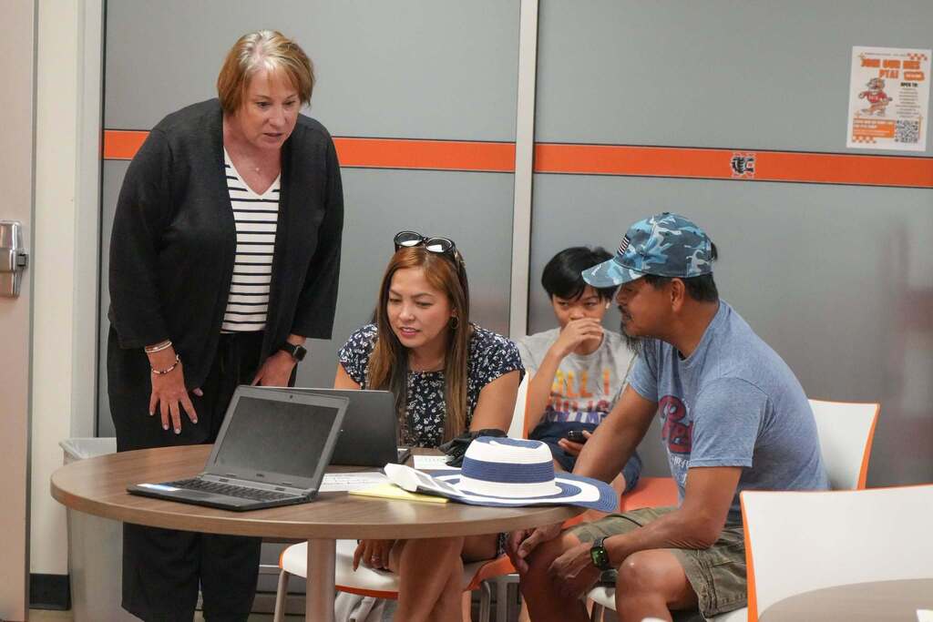 Various photos of enrollment