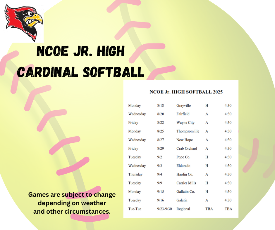 JH Softball Sched