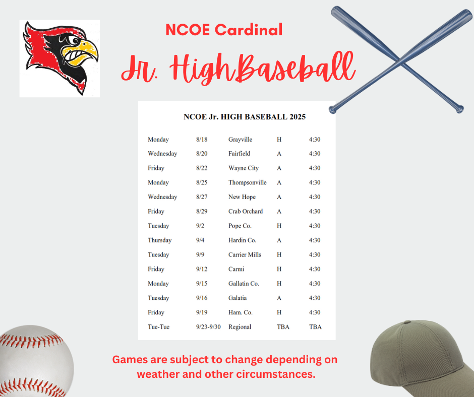 JH Baseball Sched