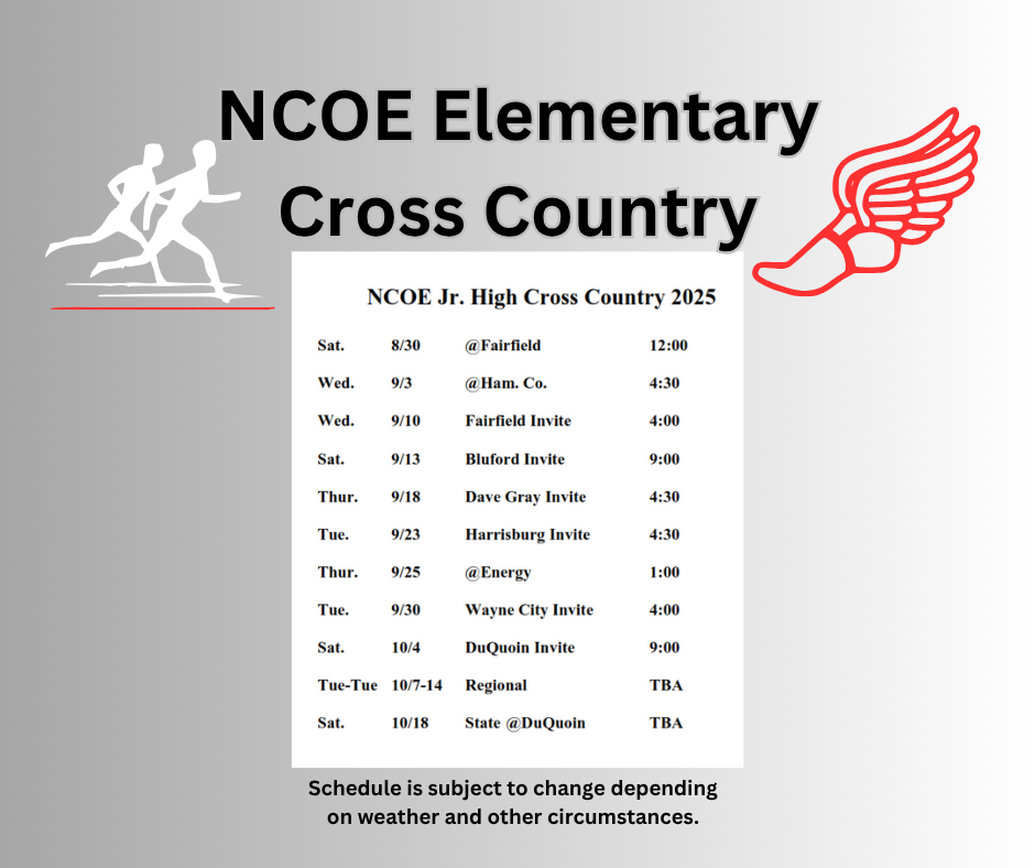 JH XCtry Sched