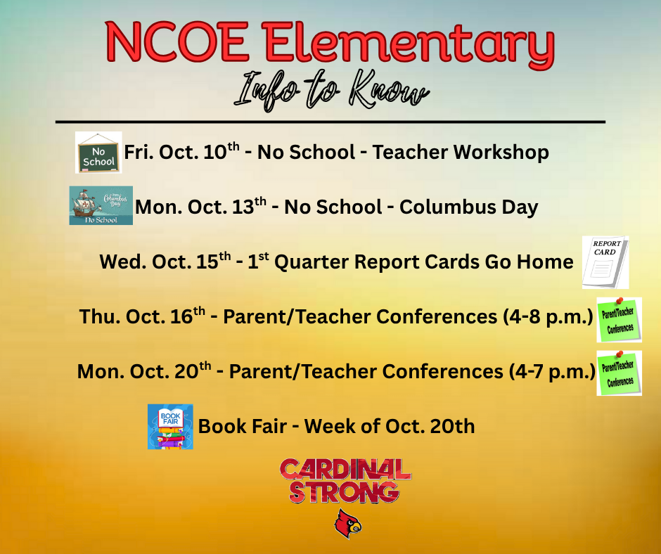 Info to know 10-3