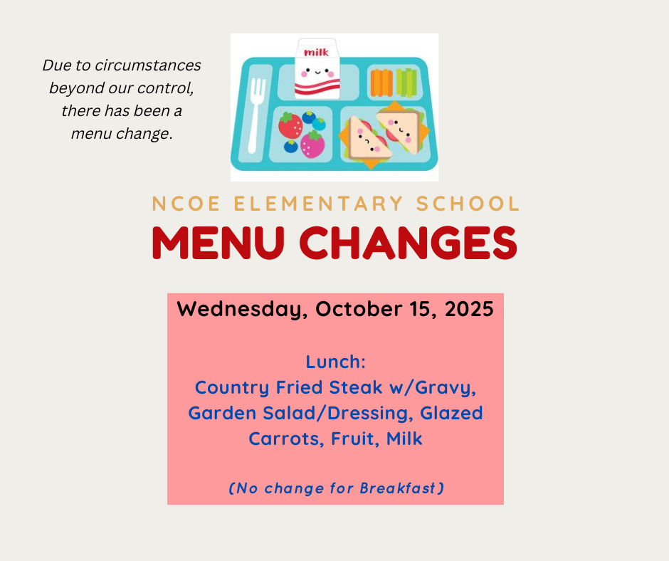 10-15 Menu Change