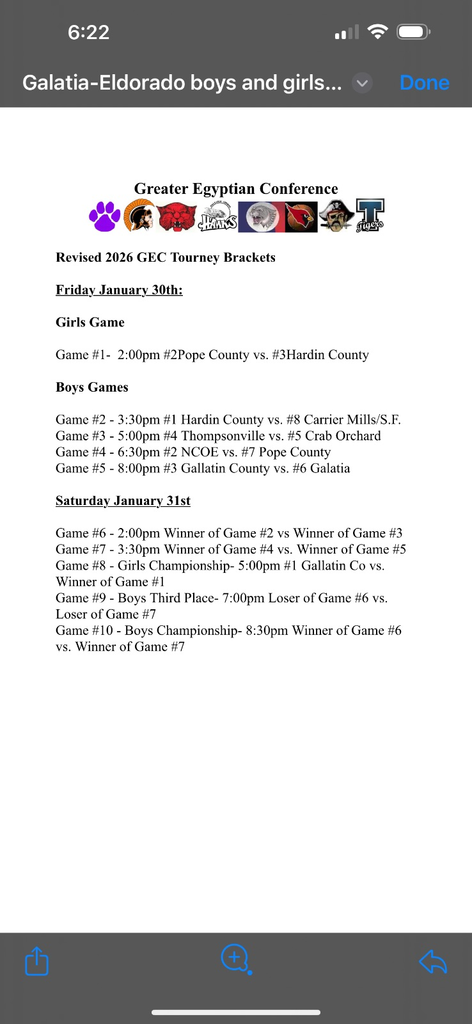 GEC Tournament 