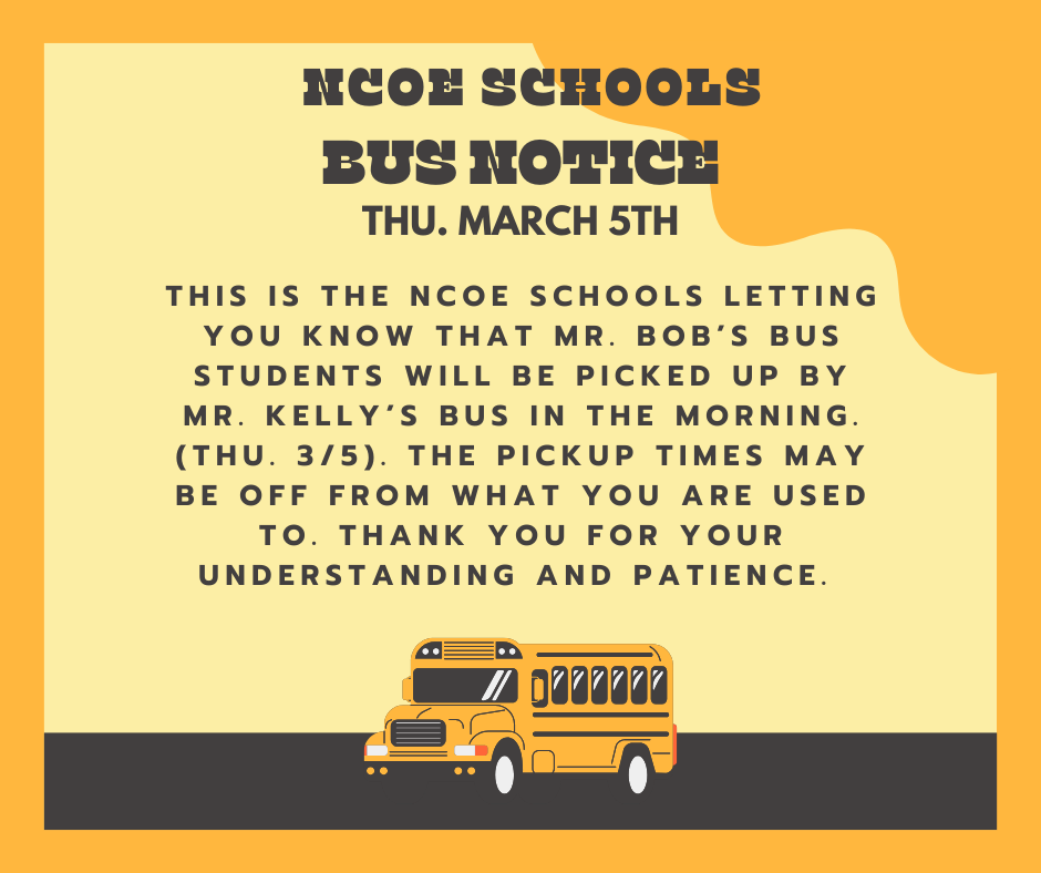 Bus change 3-5
