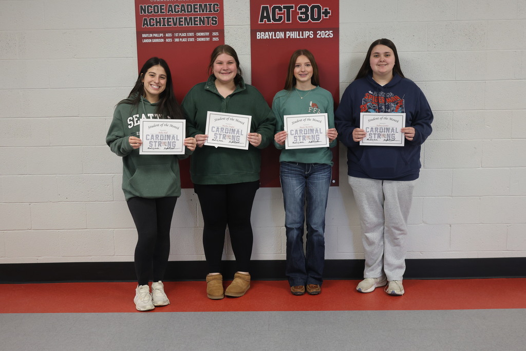 Feb Students of the Month