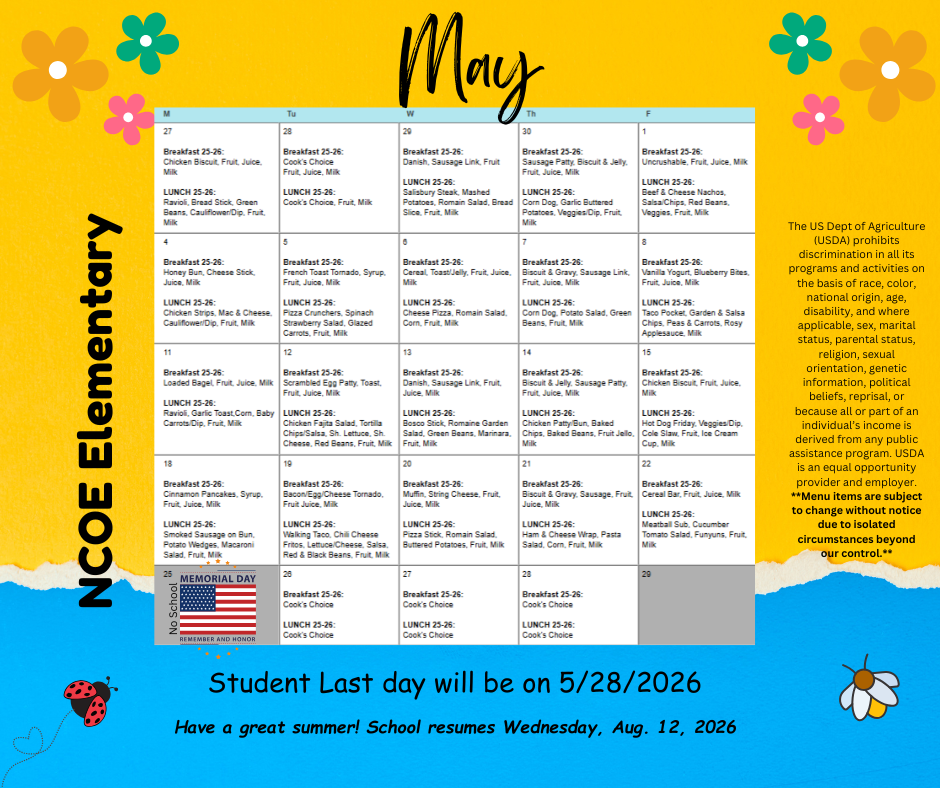 5/2026 MENU