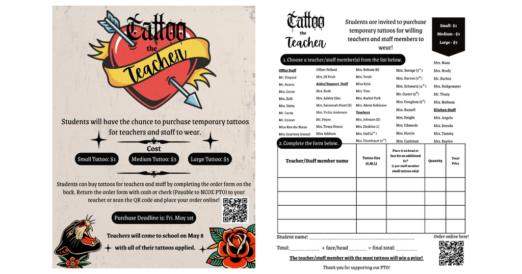 Tattoo A Teacher
