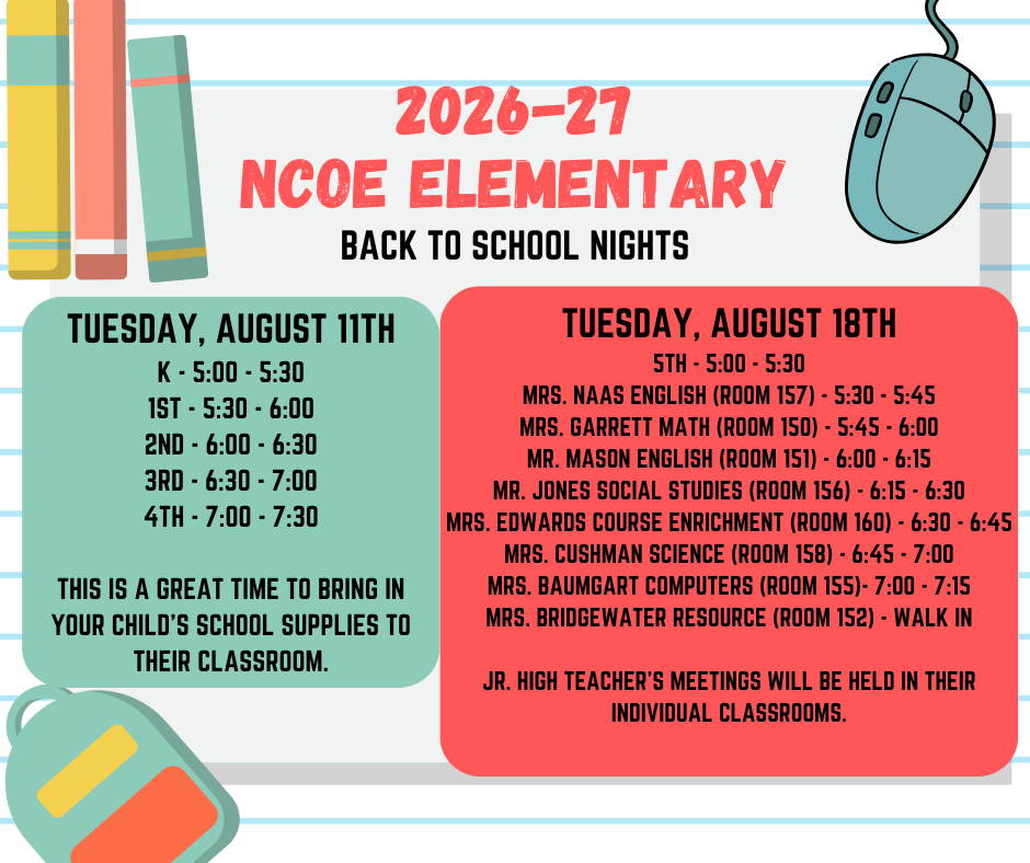 Back to school night 2026/27