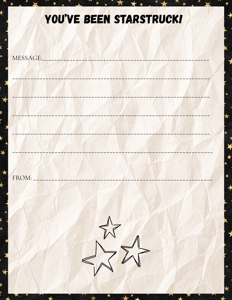 Starstruck Message