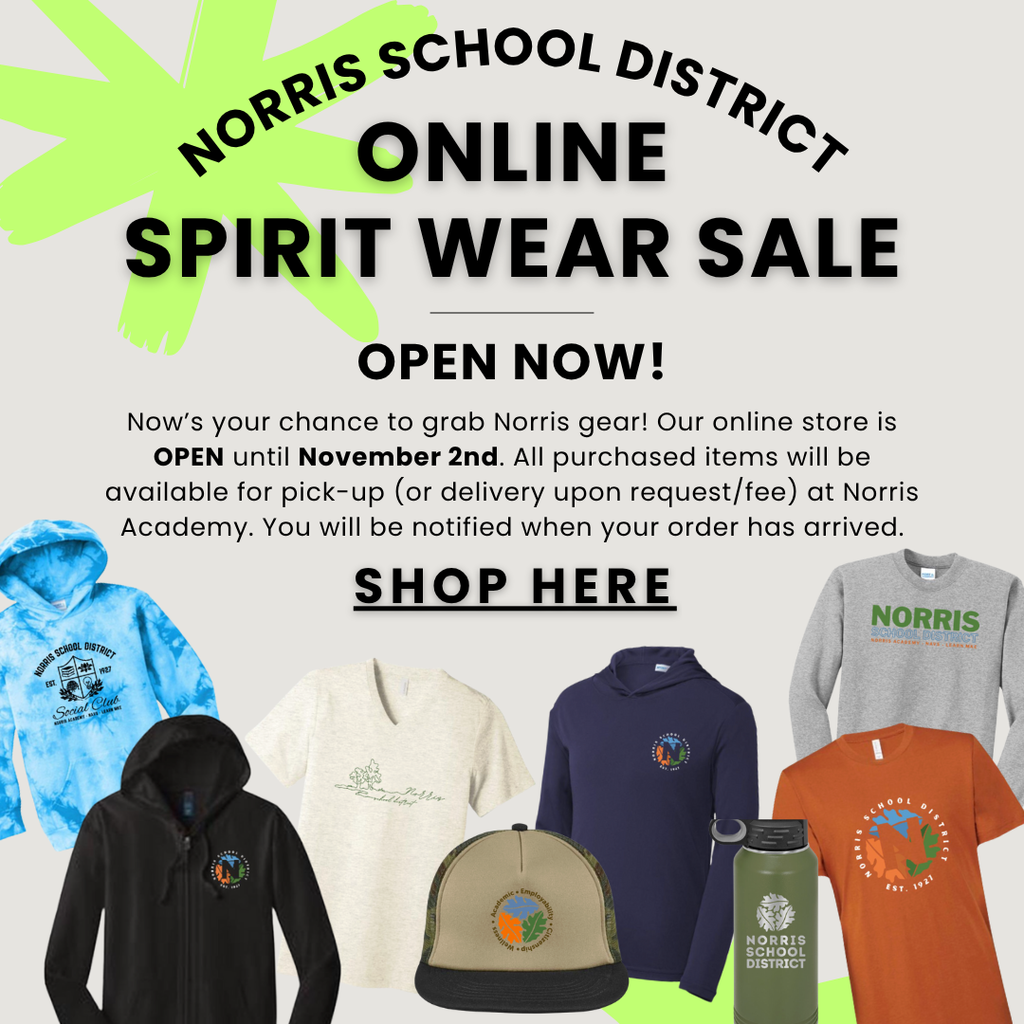 spirit wear sale graphic