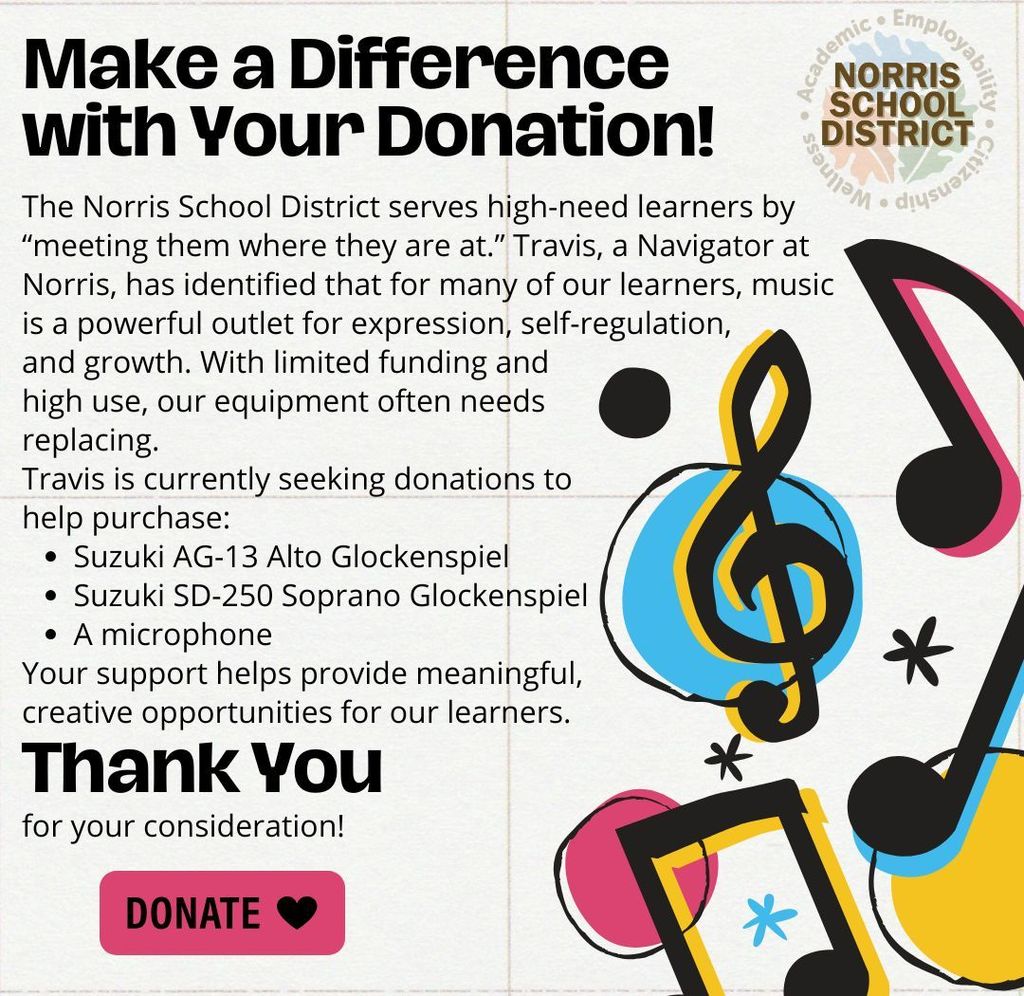 Donations needed flyer 