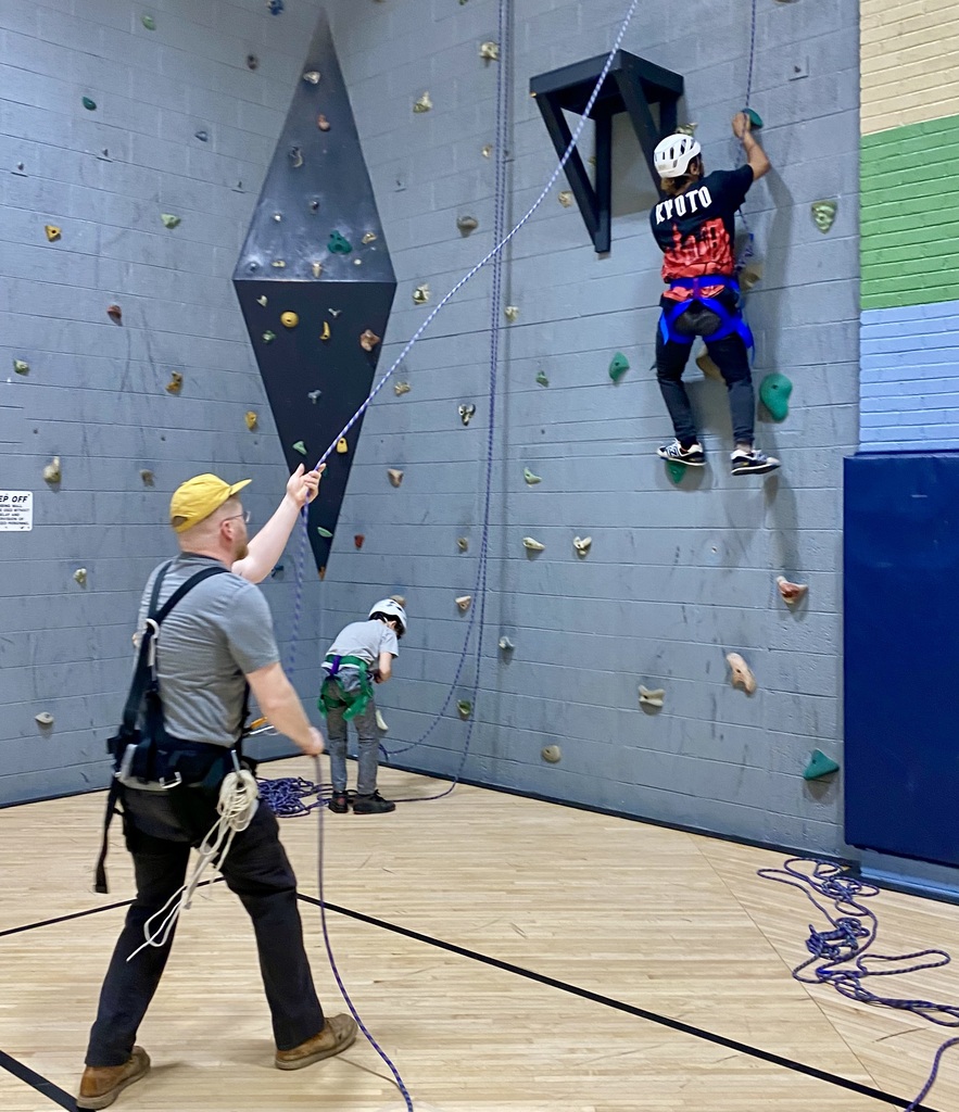 indoor rock climbing