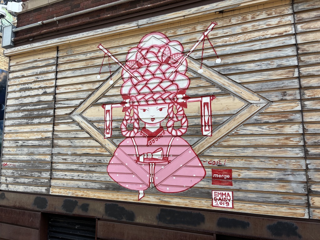 painting on building wall