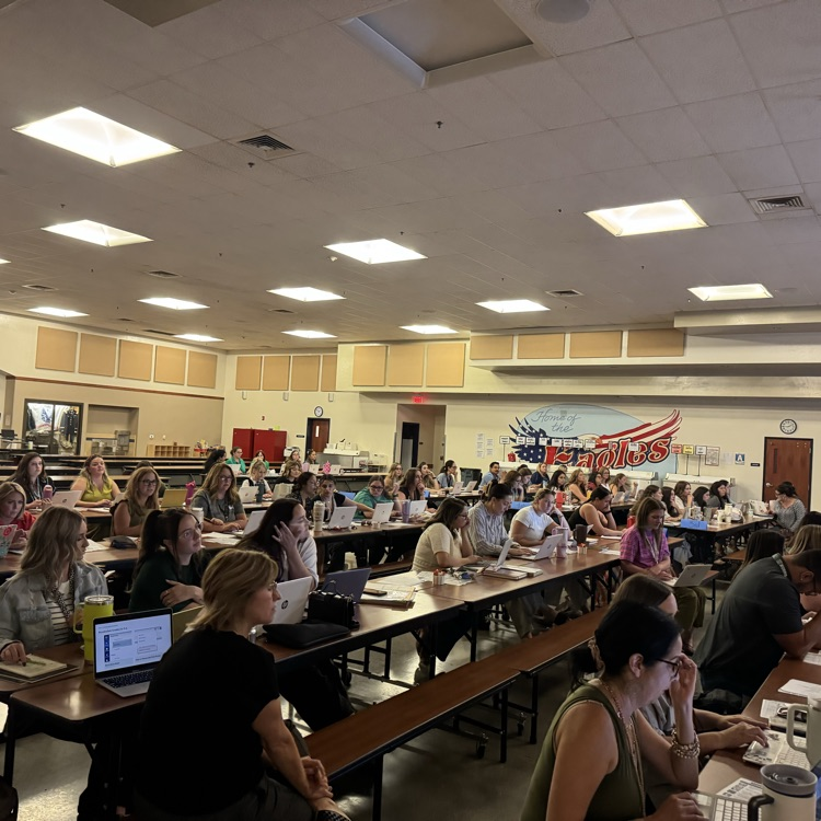 teachers attending professional development
