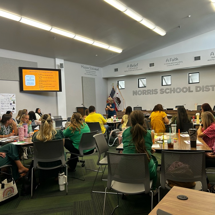 teachers attending professional development