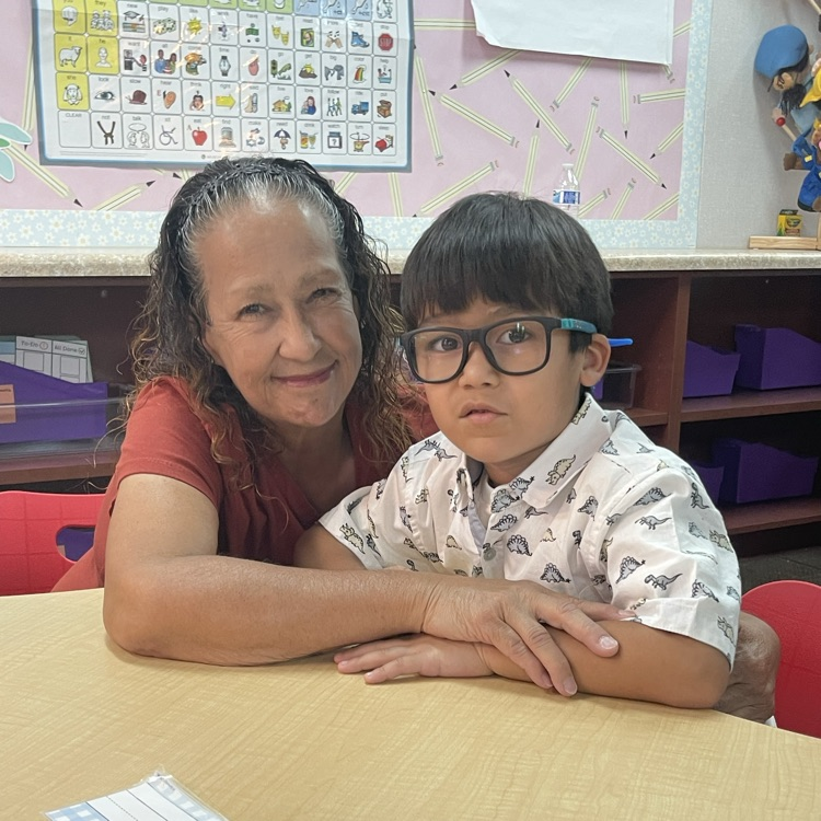 Student and grandparent