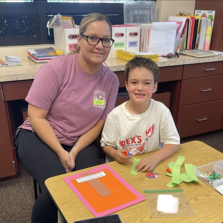 Student and grandparent