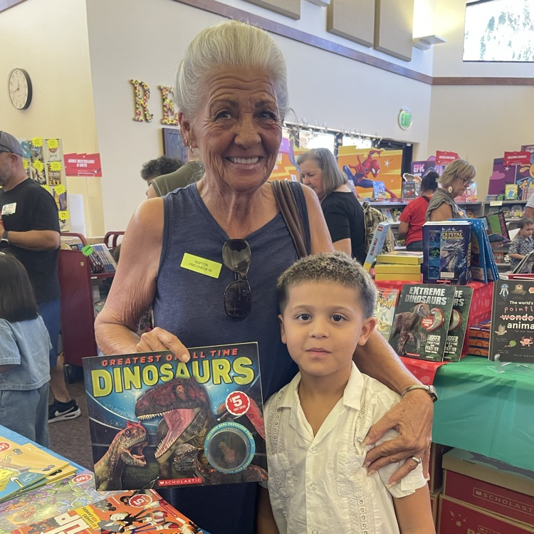 Student and grandparent