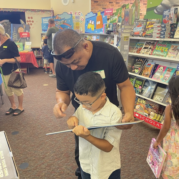 Student and grandparent