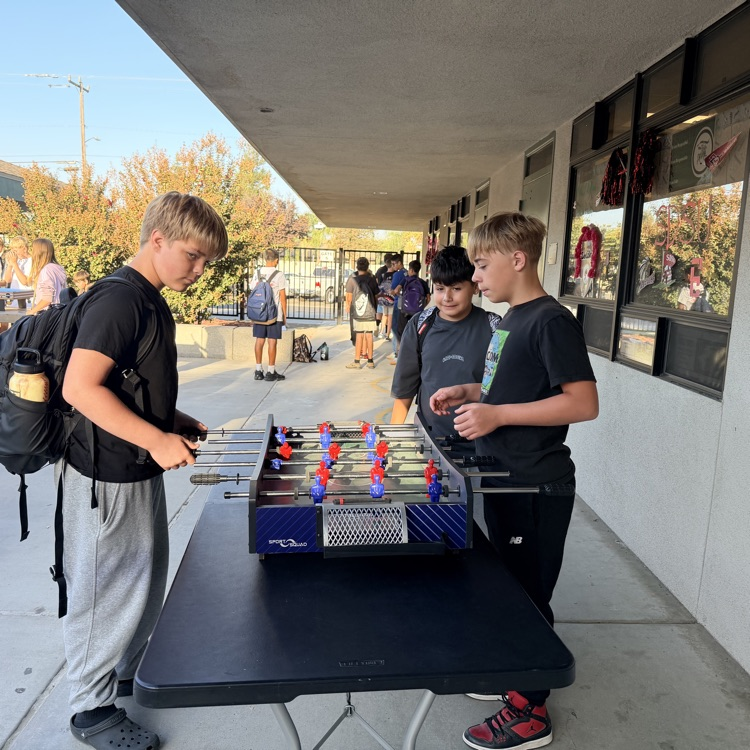 Students playing games