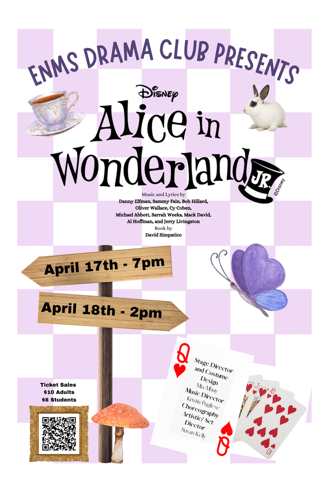 ENMS Drama Club Presents Alice in Wonderland