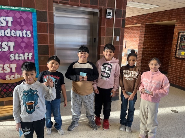 The following students earned 5 PAWS and were rewarded this week. Keep up the PAWTASTIC work.