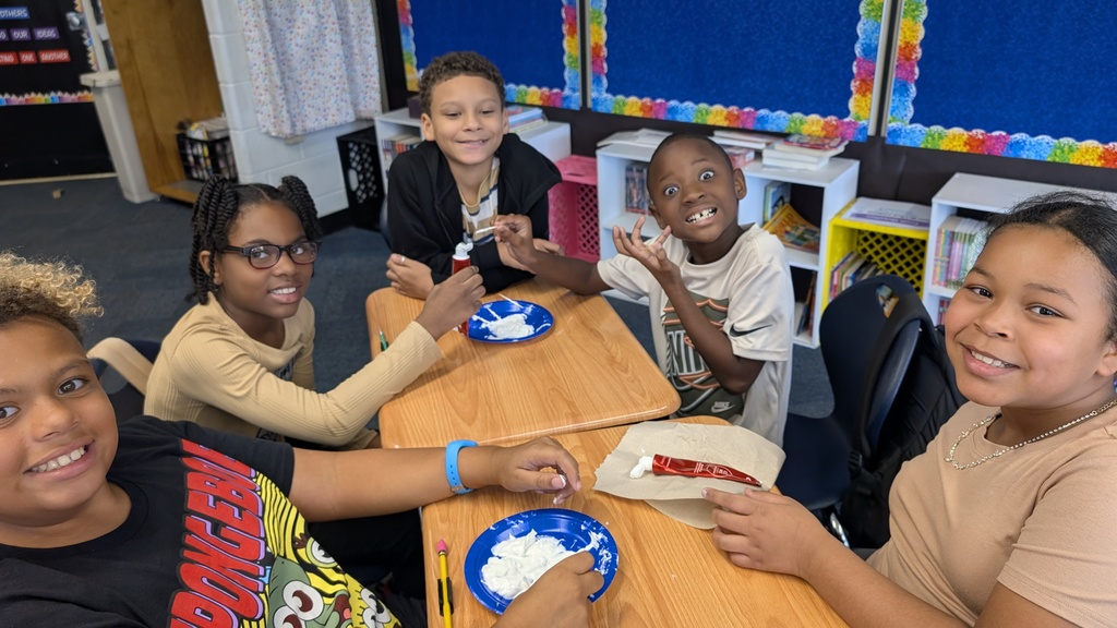 A group of students working together. 
