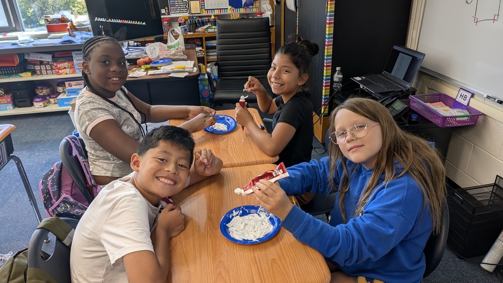 A group of students working together. 