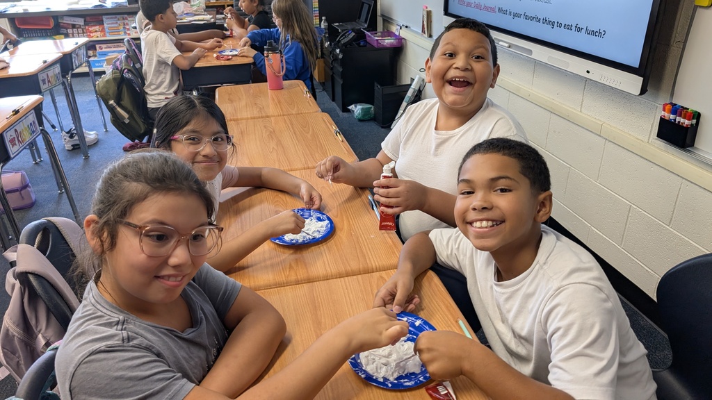 A group of students working together. 