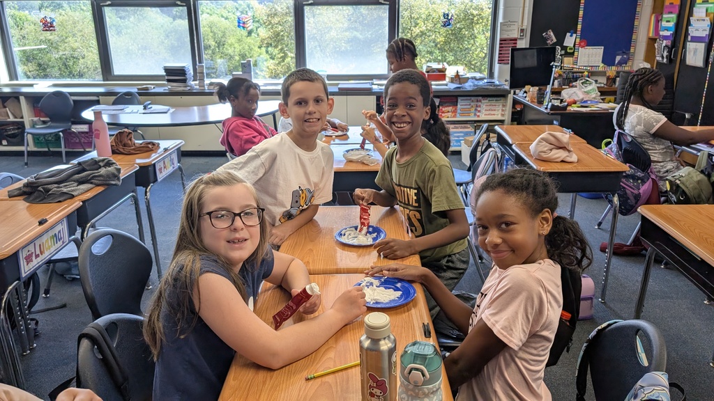 A group of students working together. 