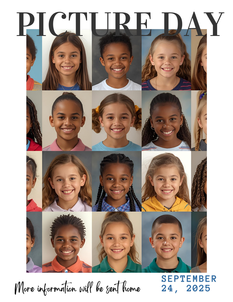 English Picture Day Flyer. September 24, 2025.