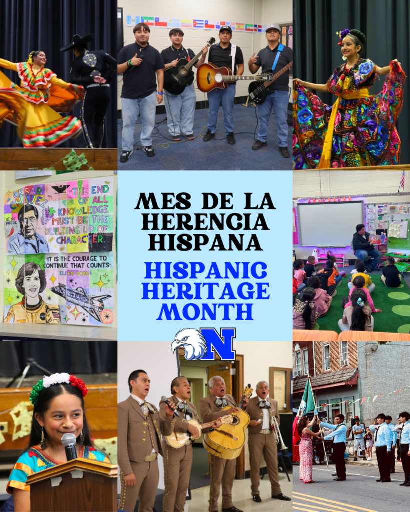 Collage of different Hispanic Heritage events and celebrations. 