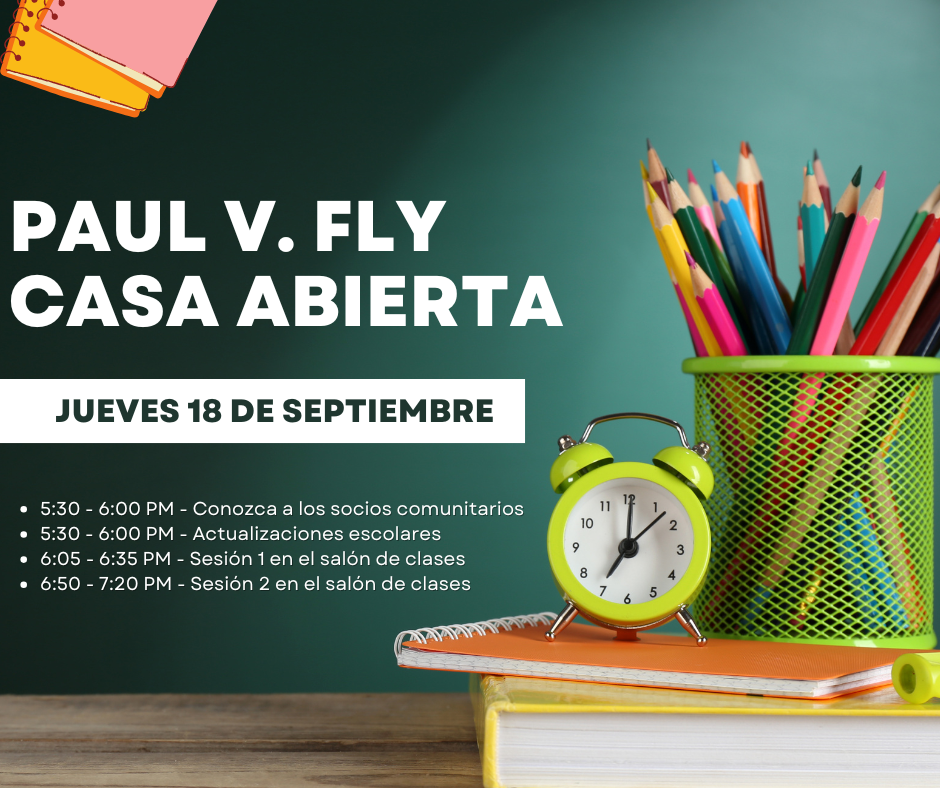 Flyer in Spanish