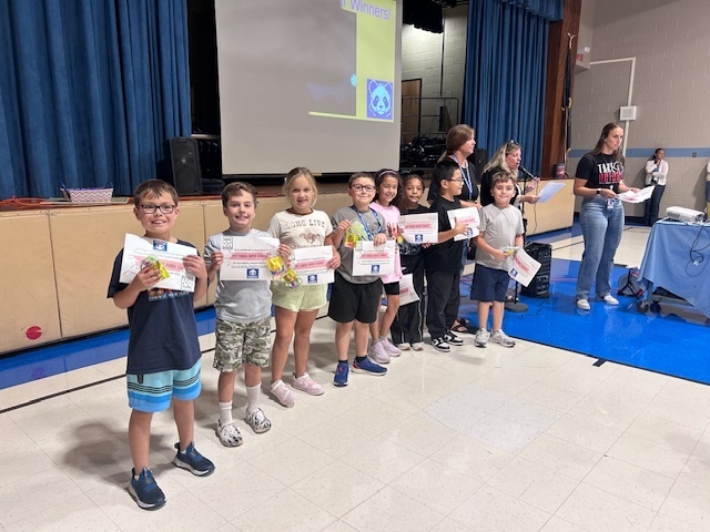 We are kicking off our PBIS Golden Tickets. 