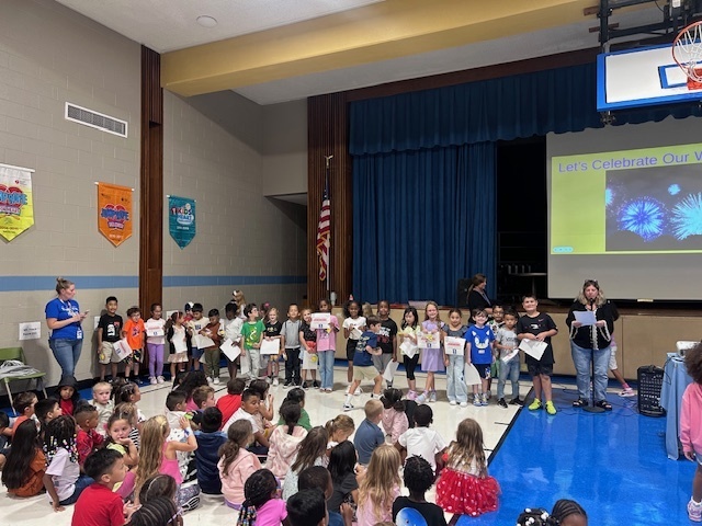 We are kicking off our PBIS Golden Tickets. 