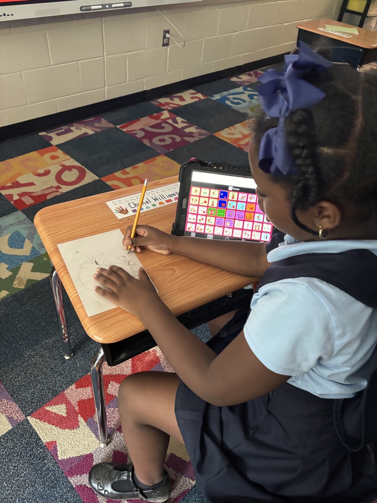 A student drawing