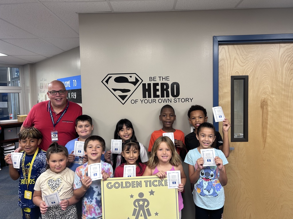 First Golden Ticket winners with Mr. Smith!