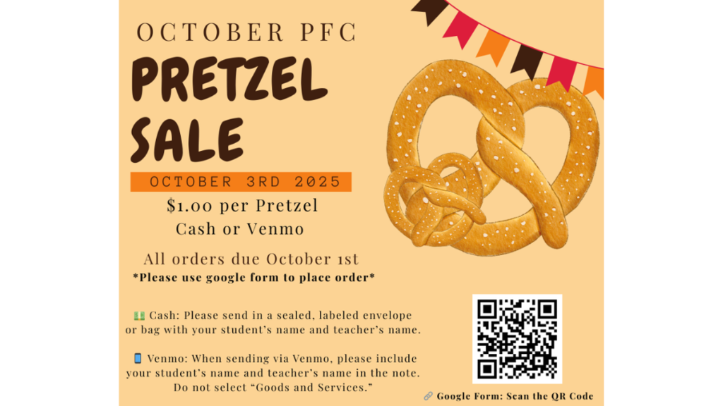 Pretzel Sale Flyer. Details in caption. 