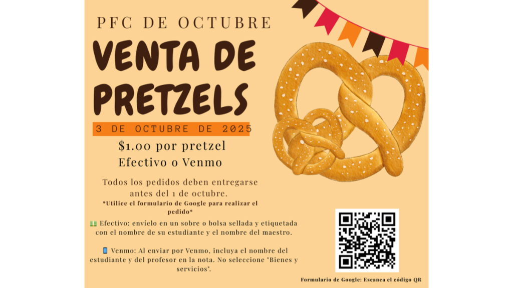 Pretzel Sale Flyer. Details in caption. 