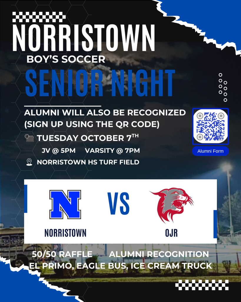 English Boys Soccer Senior Night Flyer. Details in caption.