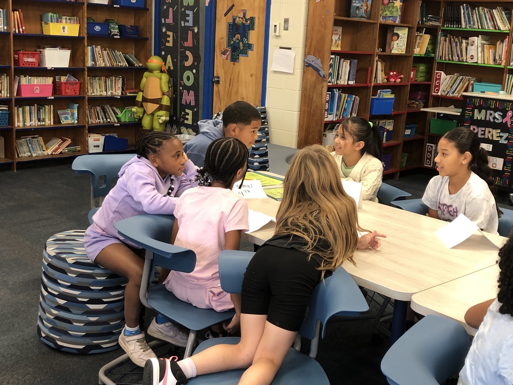 Students having a conversation together