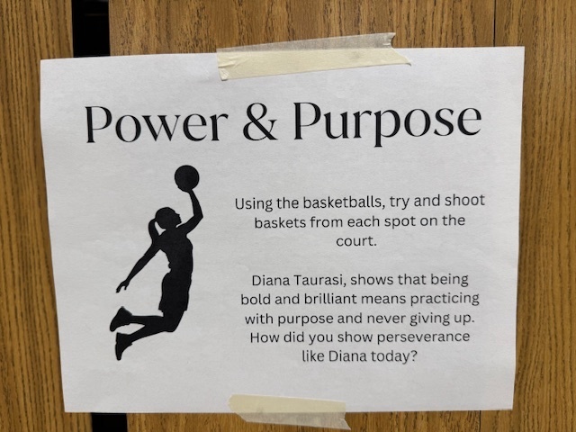 A flyer describing what the students need to do in physical education class
