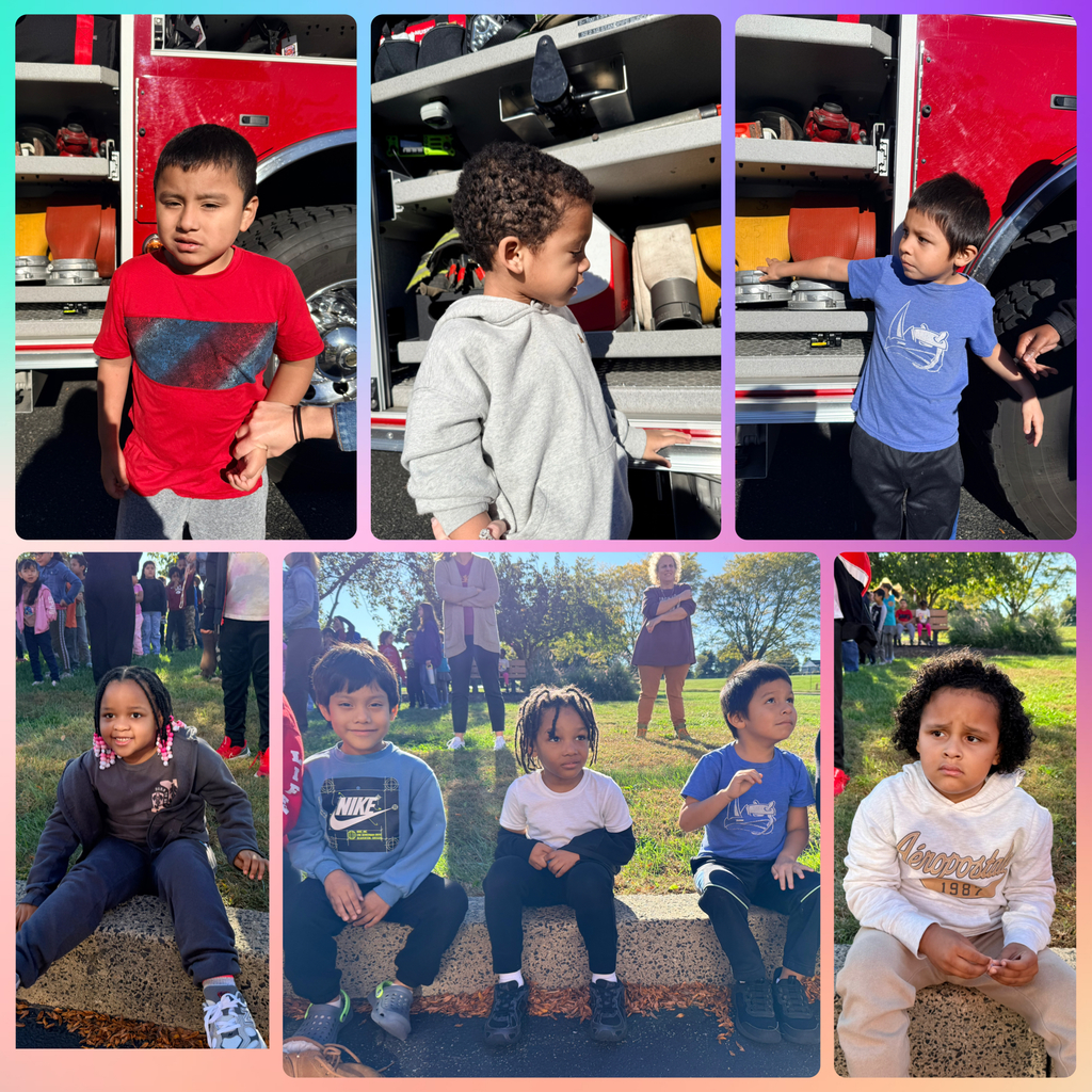 Collage of photos of Kindergarten fun and learning.
