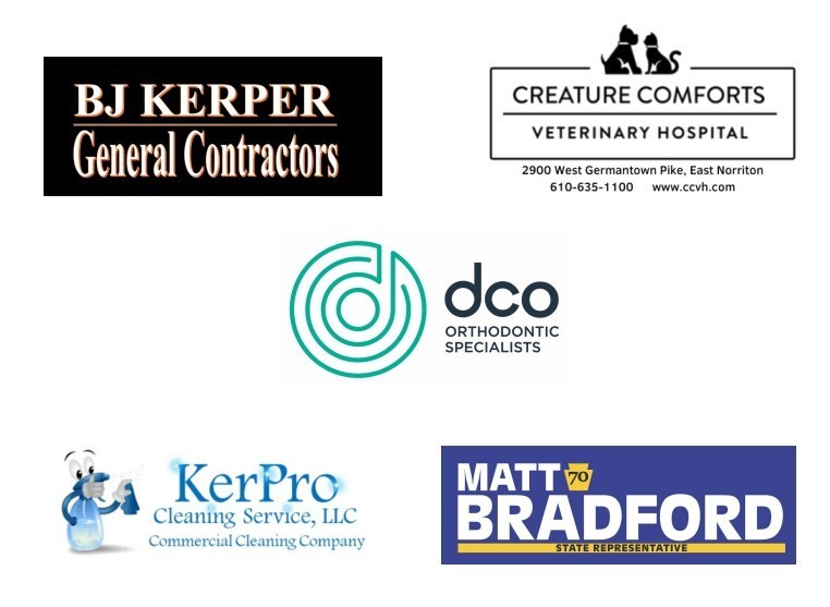 2025 Sponsors: BJ Kerper General Contractors, LLC; Creature Comforts Veterinary Hospital; DCO Orthodontic Specialists; KerPro Cleaning Service; PA House of Representatives Majority Leader Matt Bradford