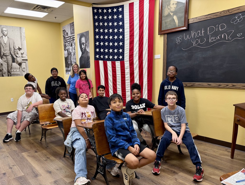 Students at Blockson Exhibit